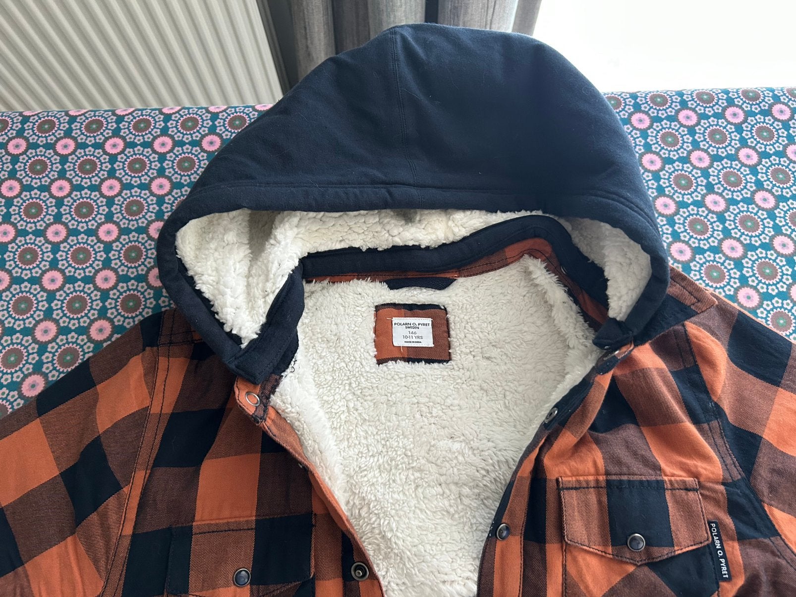 Polarn O Pyret houthakkers blouse/sweater, Ophalen of Verzenden, Zo goed als nieuw, Jongen of Meisje, Trui of Vest