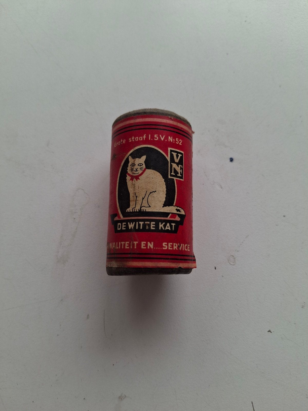 Witte Kat 1,5 volt. Nr 52, Verzamelen, Ophalen of Verzenden, Zo goed als nieuw, Overige typen