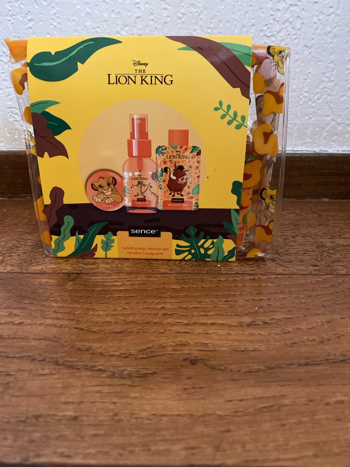 Disney The Lion King Sence Toiletry Bag Set, Verzamelen, Ophalen, Leeuwenkoning of Jungle Boek, Nieuw, Overige typen