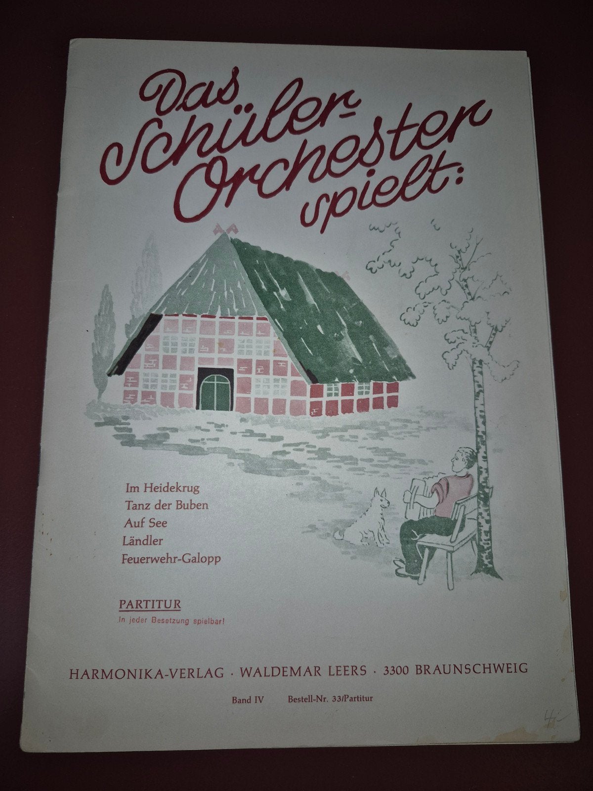 Das Schüler Orchester spielt - Im Heidekrug - Partituur, Gebruikt, Orkest, Overige genres, Ophalen of Verzenden