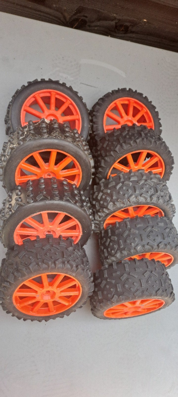 9 x velgen met banden voor de elcon/fg/hormann zie foto, Hobby en Vrije tijd, Ophalen of Verzenden, Gebruikt, Auto