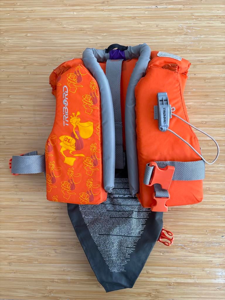 Decathlon Tribord Zeilvest Kinderen 10-20kg 40N, Ophalen of Verzenden, Gebruikt, Kind, Reddingsvest of Zwemvest