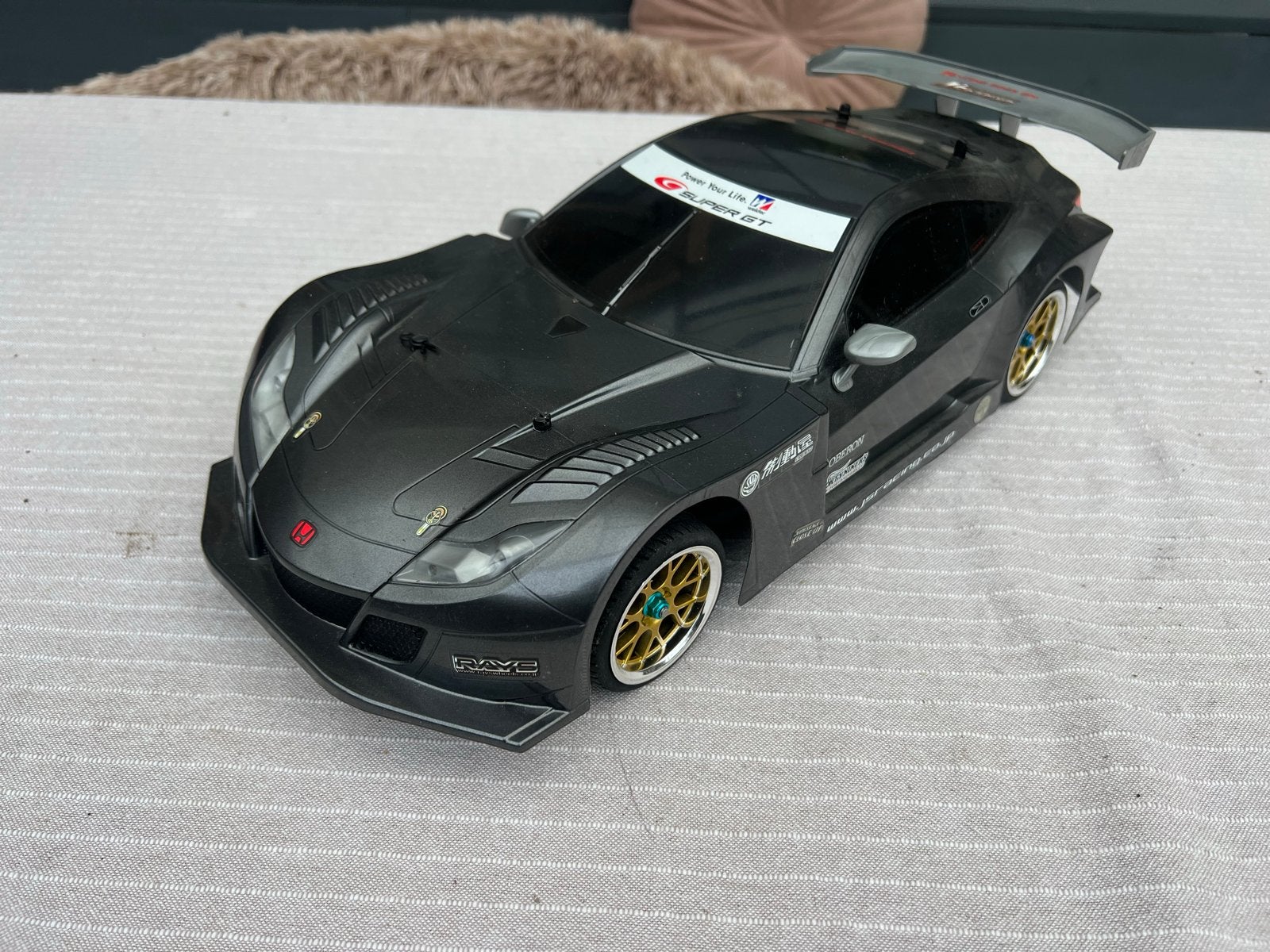 Tamiya 1:10 RC Auto met Kogellagers en Olie Schokbrekers, Elektro, Gebruikt, Ophalen of Verzenden, Schaal 1:10
