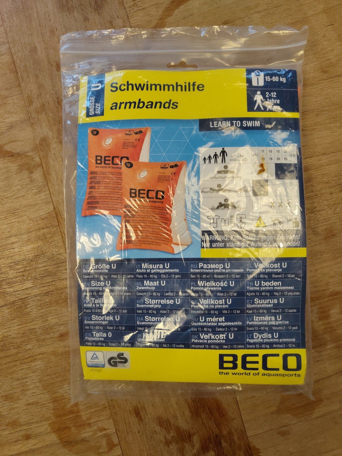 BECO Zwembandjes 15-60 kg (2-12 jaar) nieuw, Ophalen, Nieuw