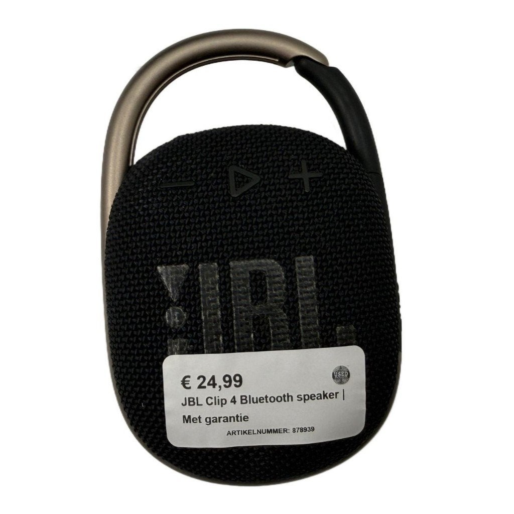 JBL Clip 4 Bluetooth speaker | Met garantie, Audio, Tv en Foto, JBL, Dordrecht@usedproducts.nl, Toulonselaan 72, Overige typen