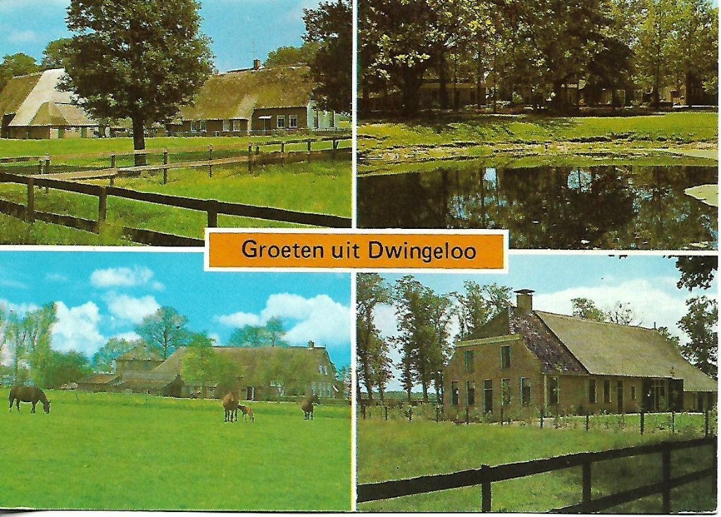 Dwingeloo- -4-luik., Verzenden, 1980 tot heden, Gelopen, Drenthe