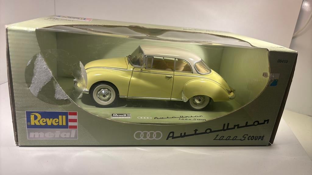 Auto union 1000 s coupe revell 1.18, Revell, Ophalen of Verzenden, A, A