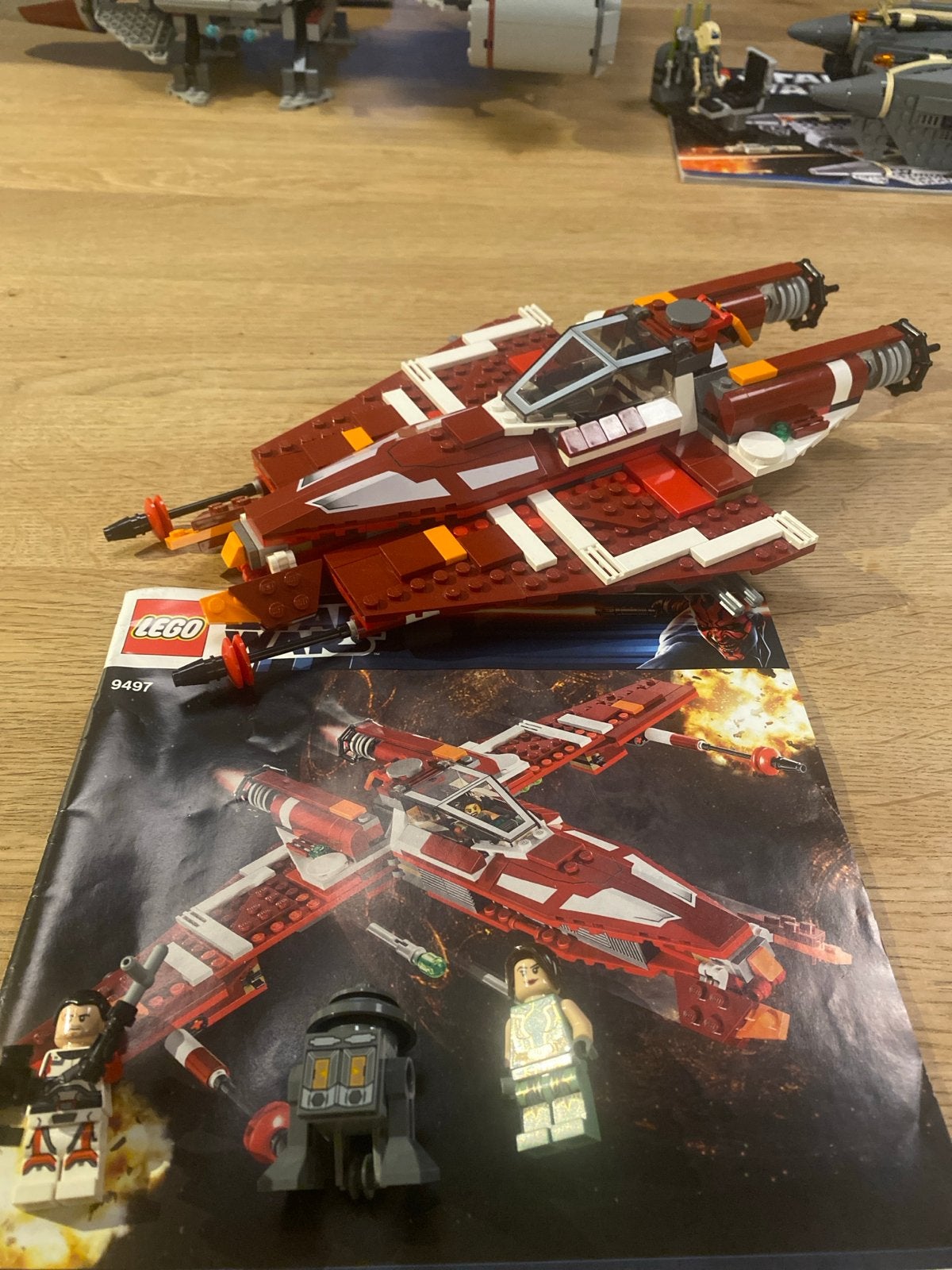 Lego Star Wars 9497 Striker Starfighter compleet met boekje, Gebruikt, Star Wars, Lego, Ophalen of Verzenden