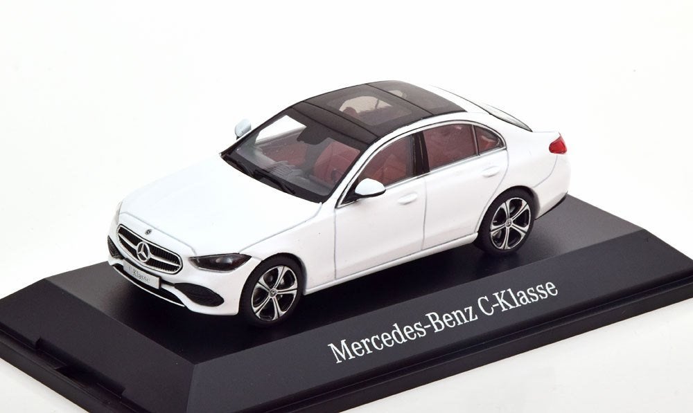 Mercedes-Benz C-Klasse (W206) Limousine 2021 Wit 1-43 Herpa, Overige merken, Auto, Nieuw, Herpa