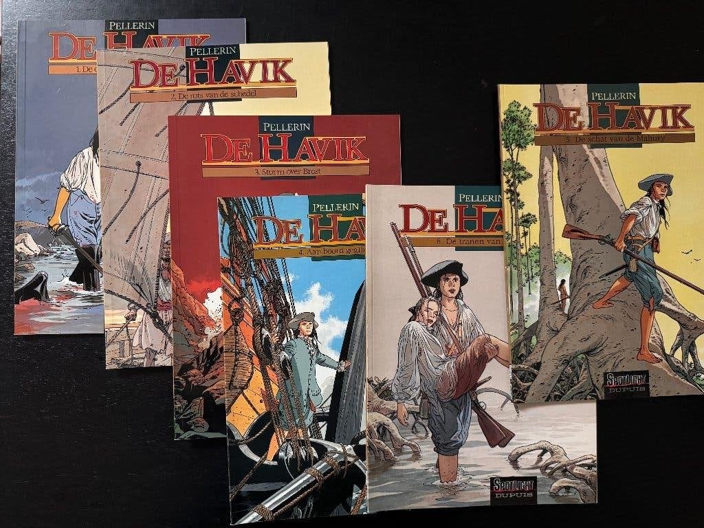 De Kaper Vaart - De Havik en Surcouf, Complete serie of reeks, Ophalen of Verzenden, Zo goed als nieuw, Pellerin