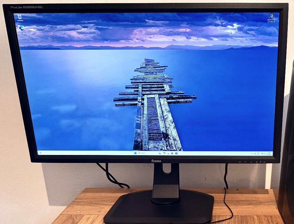 4K Monitor: Iiyama ProLite - 28inch (B2888UHSU), Computers en Software, Monitoren, Ophalen, Iiyama, In hoogte verstelbaar, 1 tot 2 ms