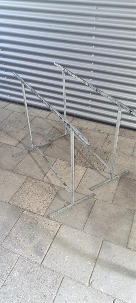 Gegalvaniseerde schragen 110x71cm, Ophalen, Gebruikt