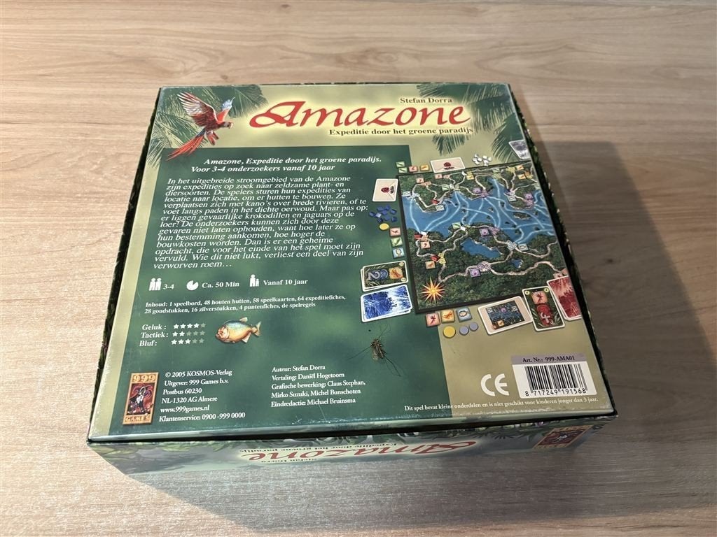amazone 999 games - s7060, Hobby en Vrije tijd, Gezelschapsspellen | Bordspellen, Ophalen of Verzenden, Zo goed als nieuw