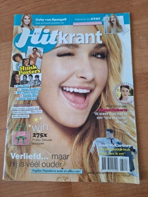 Hitkrant 2008 Emma Roberts Gavin DeGraw Habbo Hotel Kid Rock, Boeken, Ophalen of Verzenden, Gelezen, Muziek, Film of Tv