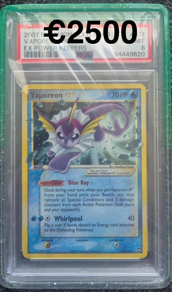 POKÉMON  SLABS Te Koop &Pikachu van Gogh GEZOCHT, Hobby en Vrije tijd, Verzamelkaartspellen | Pokémon, Ophalen of Verzenden, Zo goed als nieuw