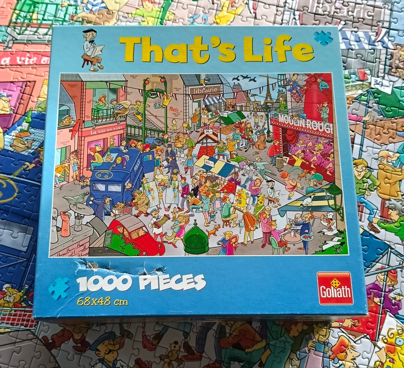 Goliath That's Life 1000 stukjes puzzel, Ophalen of Verzenden, 500 t/m 1500 stukjes, Gebruikt, Legpuzzel
