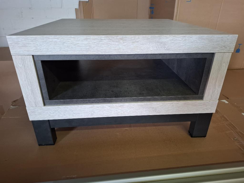 Salontafel, Huis en Inrichting, Tafels | Salontafels, Ophalen, 50 tot 100 cm, Vierkant, 50 tot 100 cm