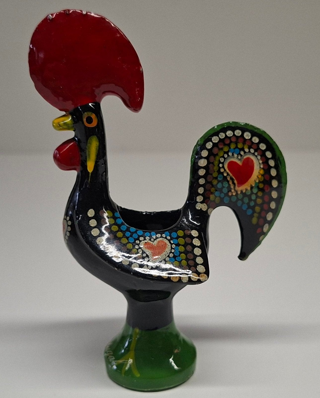 Handgeschilderde, vintage Portugese Haan van Barcelos., Ophalen of Verzenden, Gebruikt