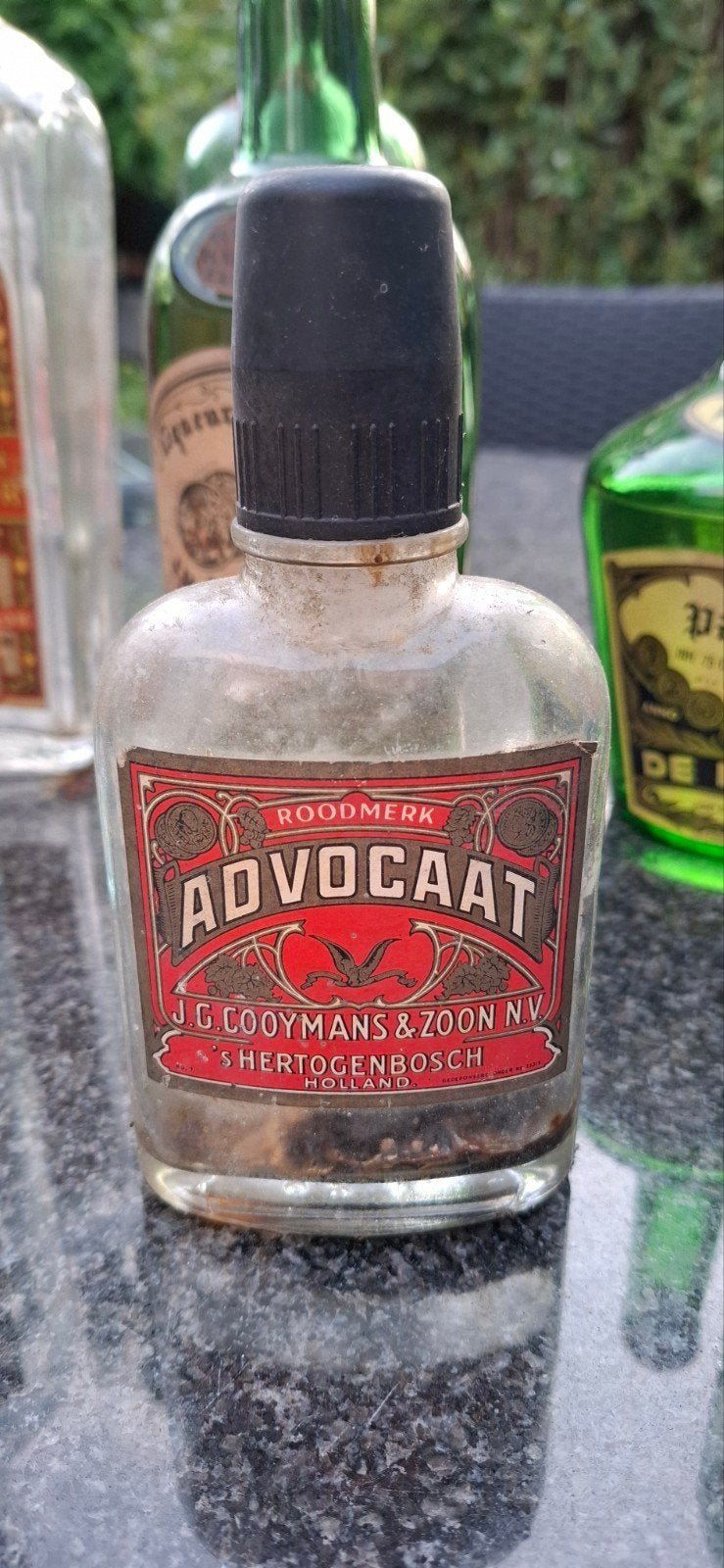 Zakflacon Advocaat cooyman's en Zoon Hertogenbosch, Verzamelen, Biermerken, Ophalen of Verzenden, Zo goed als nieuw, Overige merken