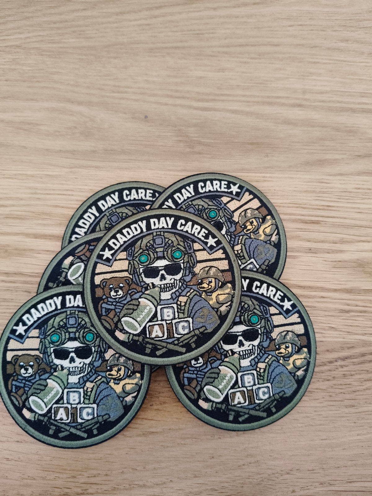 Tactical Dad Klittenband Patch 8cm, Verzamelen, Stickers, Ophalen of Verzenden, Nieuw, Overige typen