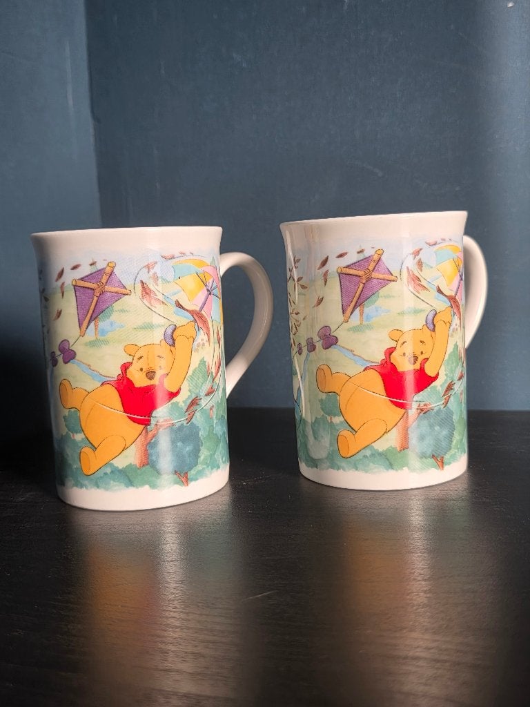 Disney Winnie the Pooh Royal Grafton mokken set 2, Onbekend, Ophalen of Verzenden, Onbekend, Royal Grafton