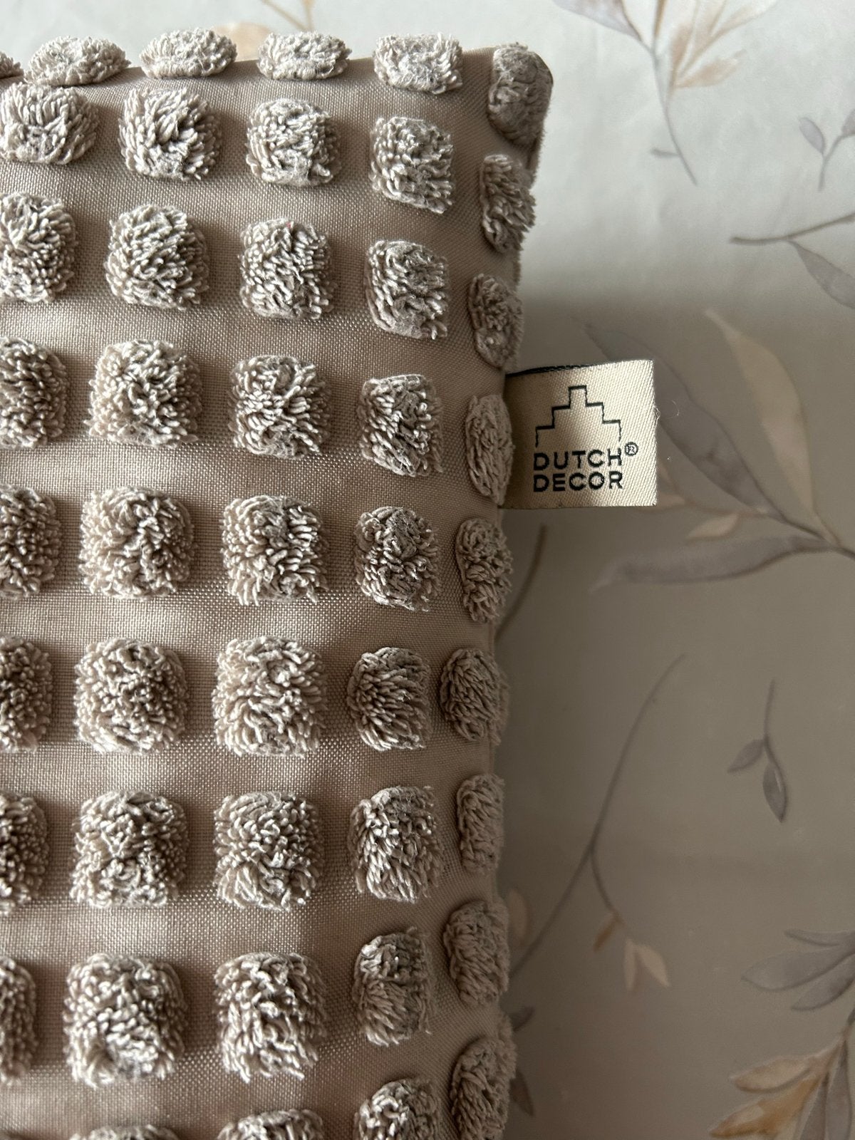 4 Dutch Decor Sierkussens 45x45cm Gebroken Wit, Ophalen, Wit, Vierkant, Zo goed als nieuw