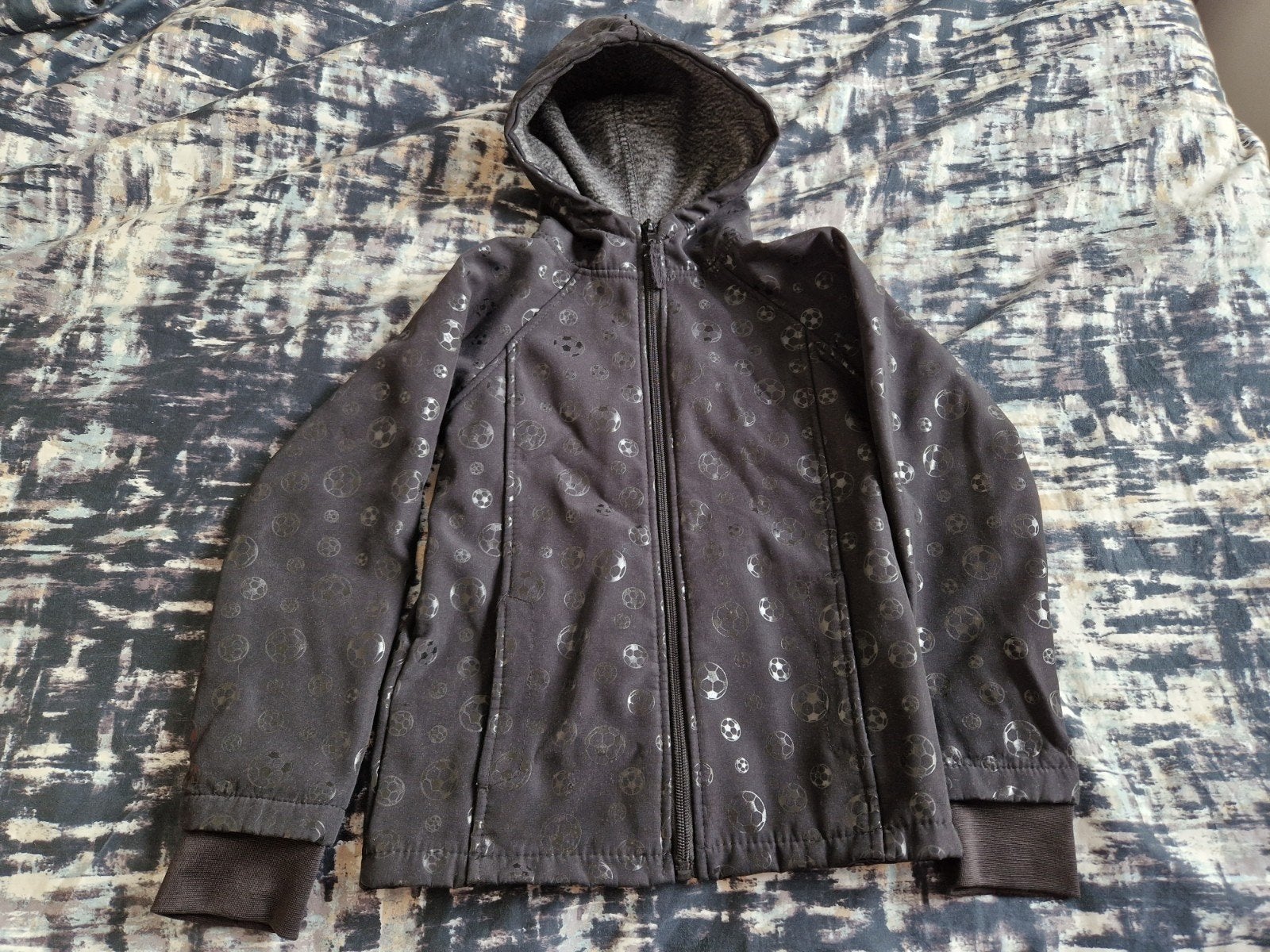 Leuke softshell jas 110/116, Ophalen of Verzenden, Zo goed als nieuw, Jongen of Meisje, Jas