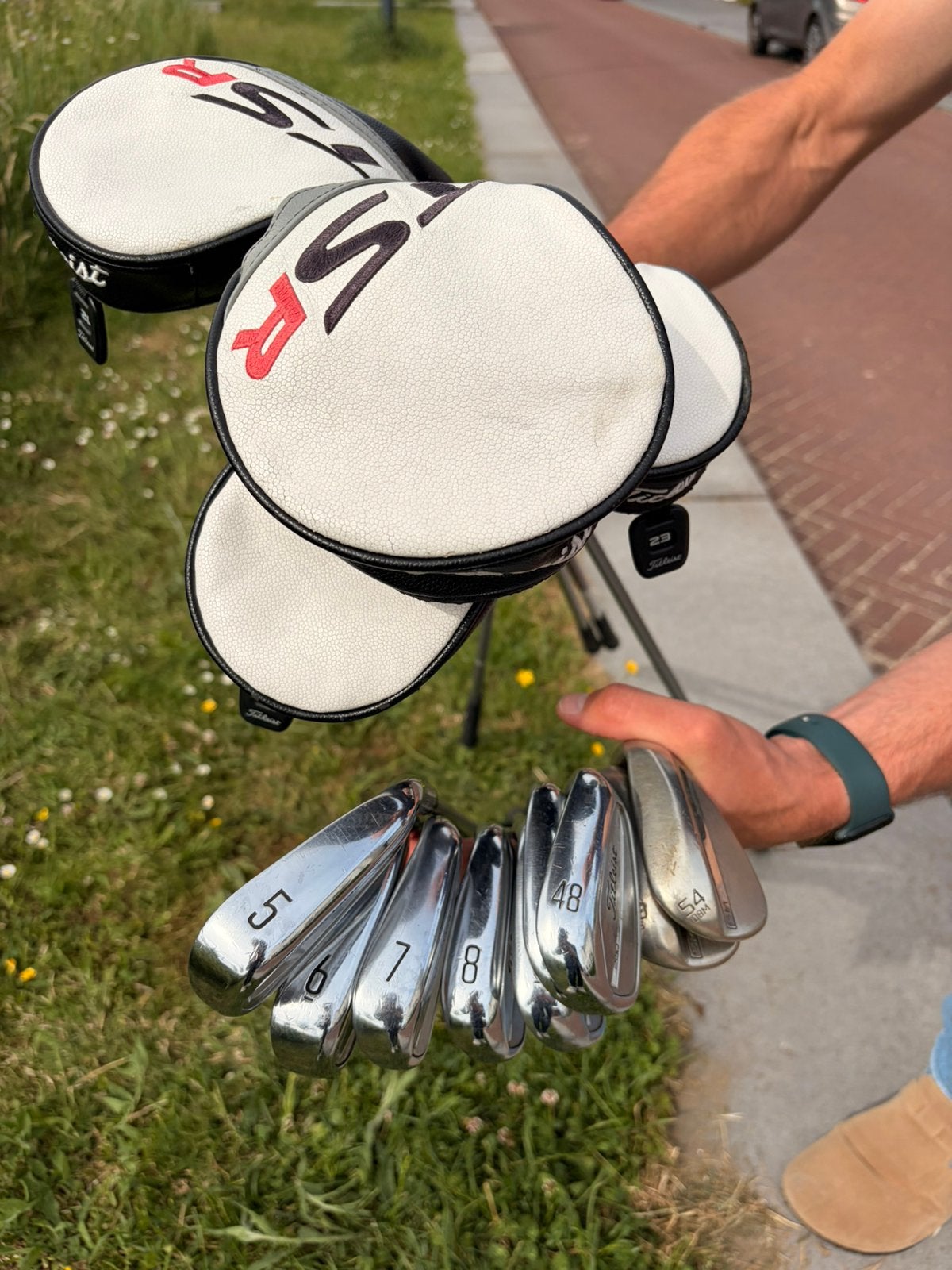 Ingekorte (-0,5) Titleist golf set (13 clubs), Ophalen, Gebruikt, Set, Overige merken