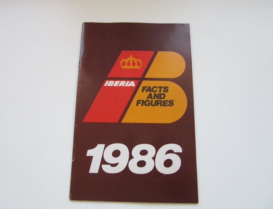 Iberia 1986 facts ans figures, Verzenden, Gebruikt, Overige typen