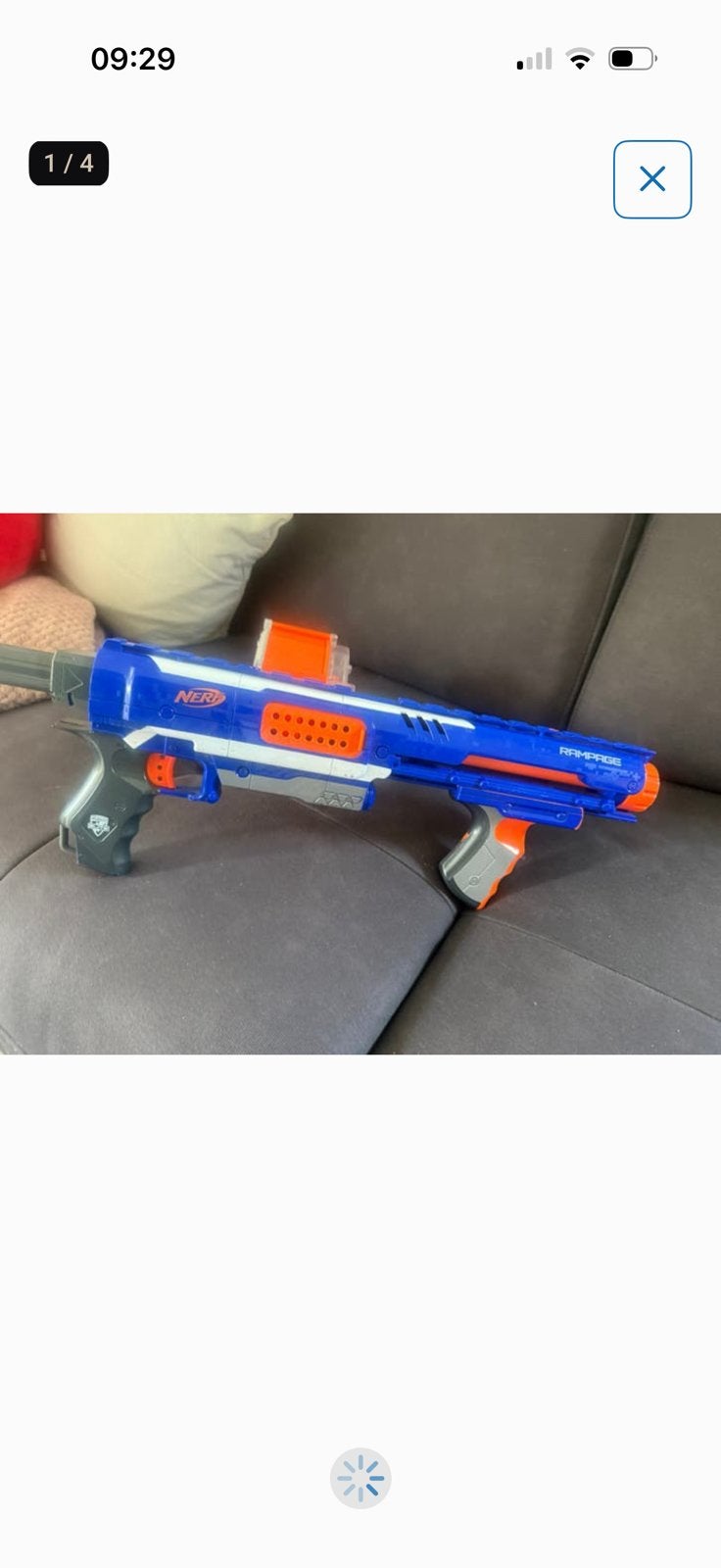 Nerf gun rampage, Ophalen of Verzenden, Zo goed als nieuw
