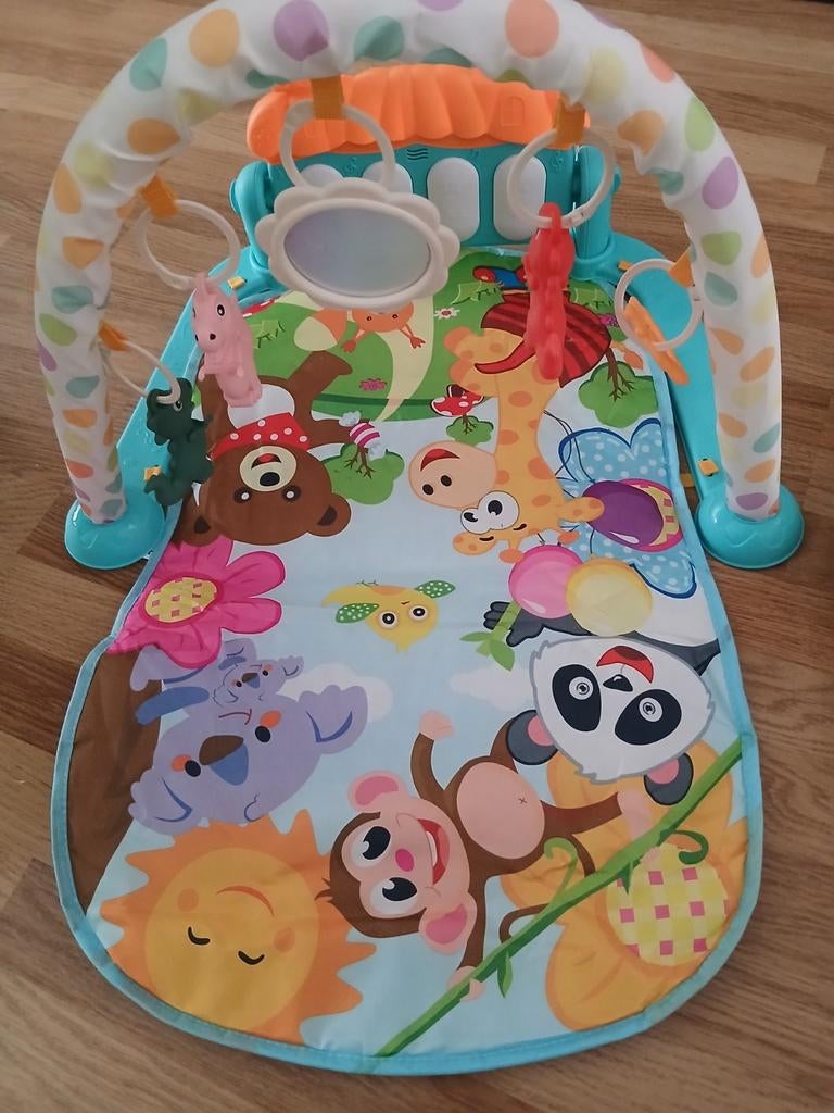 Baby speelkleed met piano en dieren, Kinderen en Baby's, Ophalen of Verzenden, Zo goed als nieuw, Speelkleed, Met licht