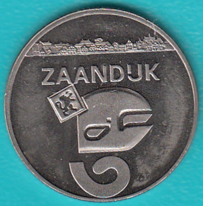 Penning 1 Zaanse Klop 25 Jaar Zaanstad - Zaandijk, Ophalen of Verzenden, Overige materialen, Nederland