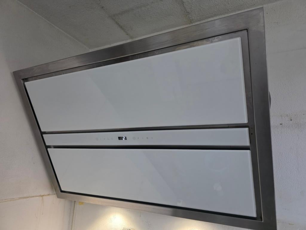 Smeg KCV 9BE Afzuigkap - Perfect Werkend, Witgoed en Apparatuur, Afzuigkappen, Ophalen of Verzenden, Gebruikt, Inbouw, Wandschouwkap