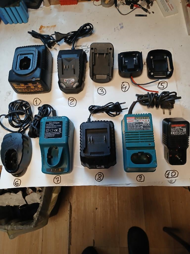 Opladers voor gereedschapen, Ophalen of Verzenden, Gebruikt, 400 tot 600 watt, Boor- en Schroefmachine