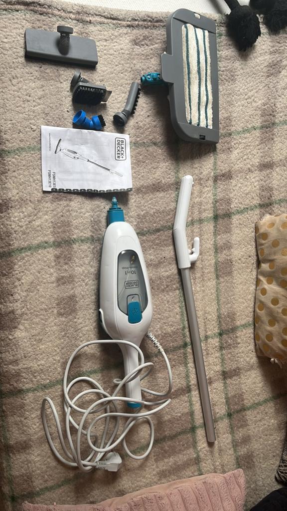 Te koop black & decker stoomreiniger, Ophalen, Zo goed als nieuw, Stoomreiniger