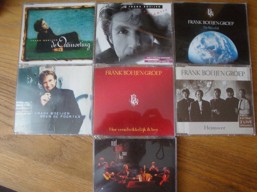 Frank Boeijen (Groep)  - Diverse CDsingles, Ophalen of Verzenden, Zo goed als nieuw, Pop, Inclusief doosje
