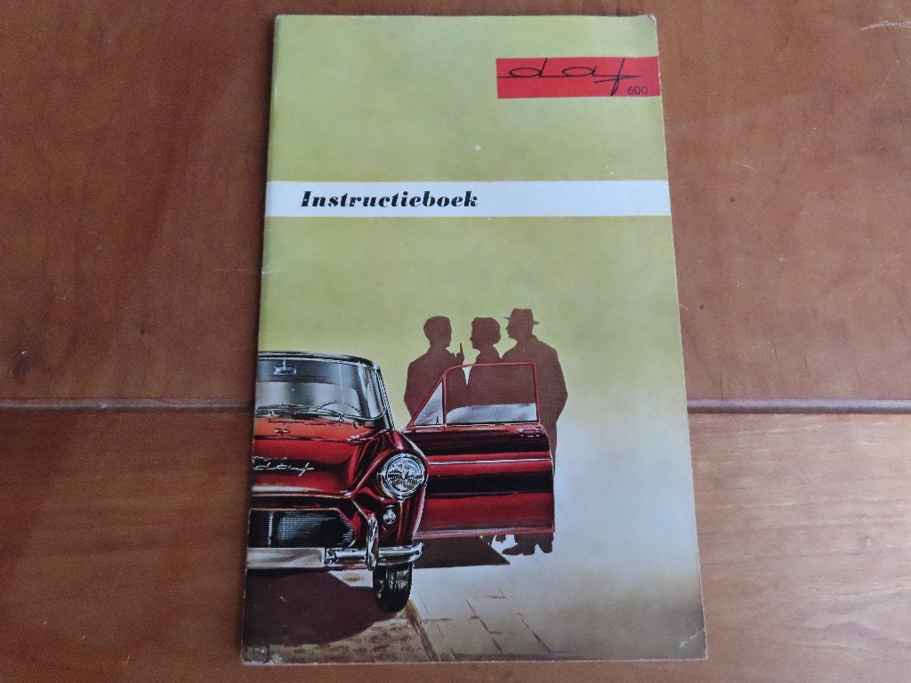 Instructieboek DAF 600 1960, zeer mooi!, Ophalen of Verzenden