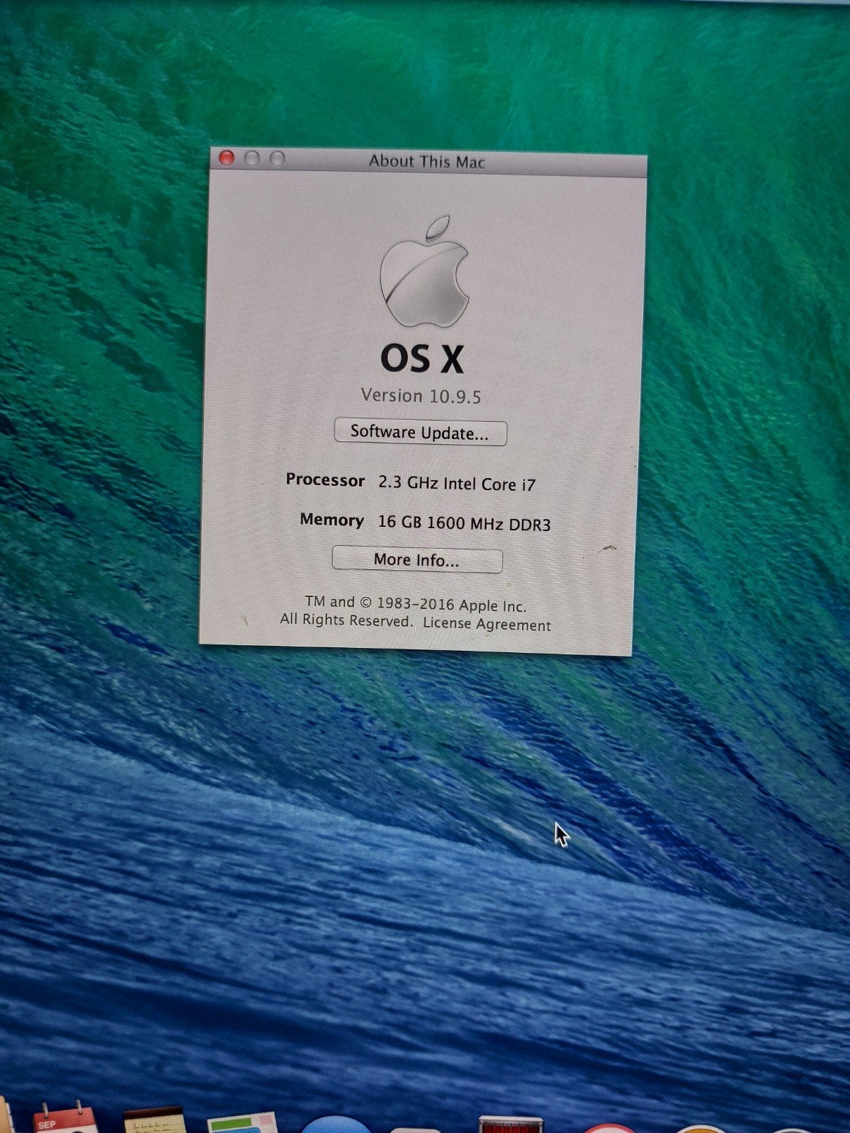 Foto 4 van MacBook Pro 15 inch met OS X 10.9.5 software