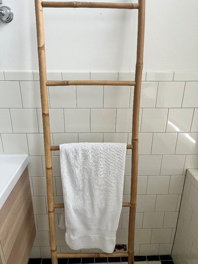 Decoratieve ladder bamboe, Ophalen, Zo goed als nieuw, Ladder, 2 tot 4 meter