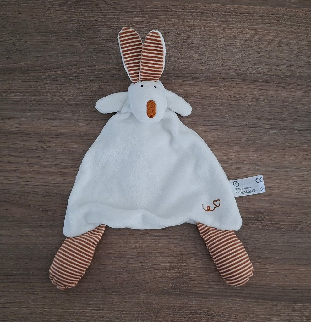 Knuffeldoekje, Knuffel van Kruitvat Oeko Tex, Konijn, Ophalen of Verzenden, Zo goed als nieuw, Knuffeldoekje, Met label