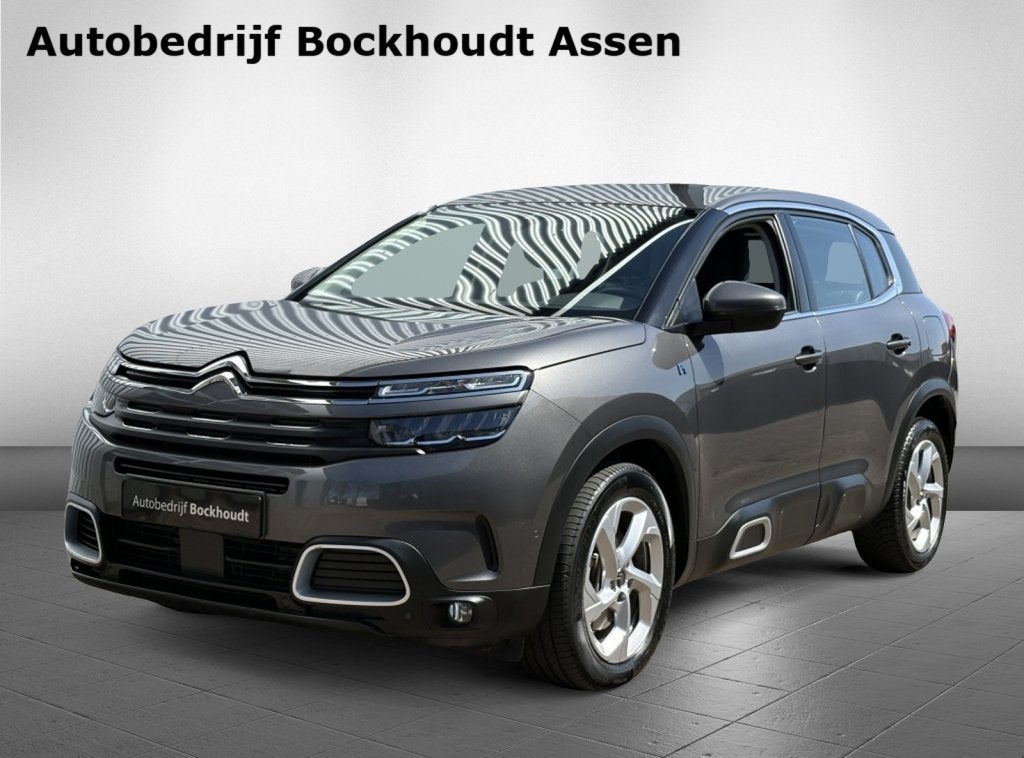Citroën C5 Aircross 1.6 Plug-in Hybrid 225 Business | Navig, Auto's, Automaat, Stof, Gebruikt, Zwart