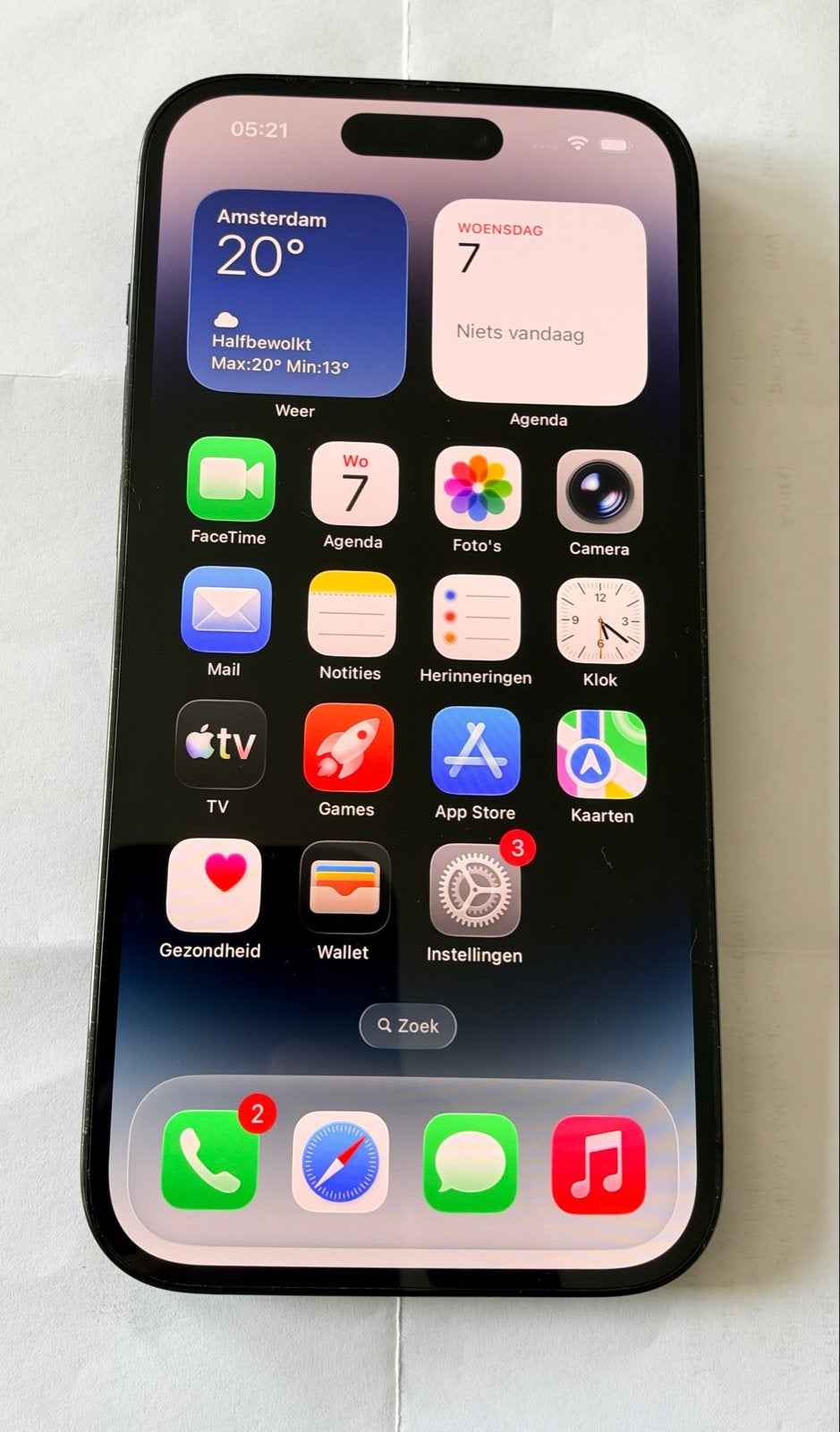 iPhone 14 Pro 128GB Space Black - Zo goed als nieuw