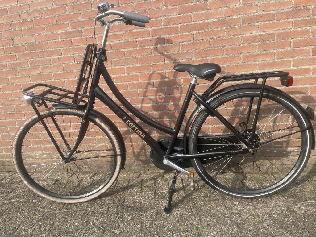 Cortina U4, 28 inch, Framemaat:51, Damesfiets/Jongensfiets, Overige merken, Terugtraprem, Gebruikt, Versnellingen