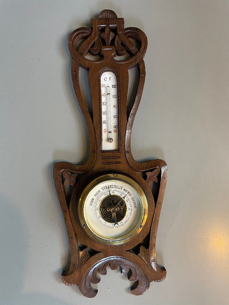 vintage Lufft barometer, Ophalen, Gebruikt, Barometer