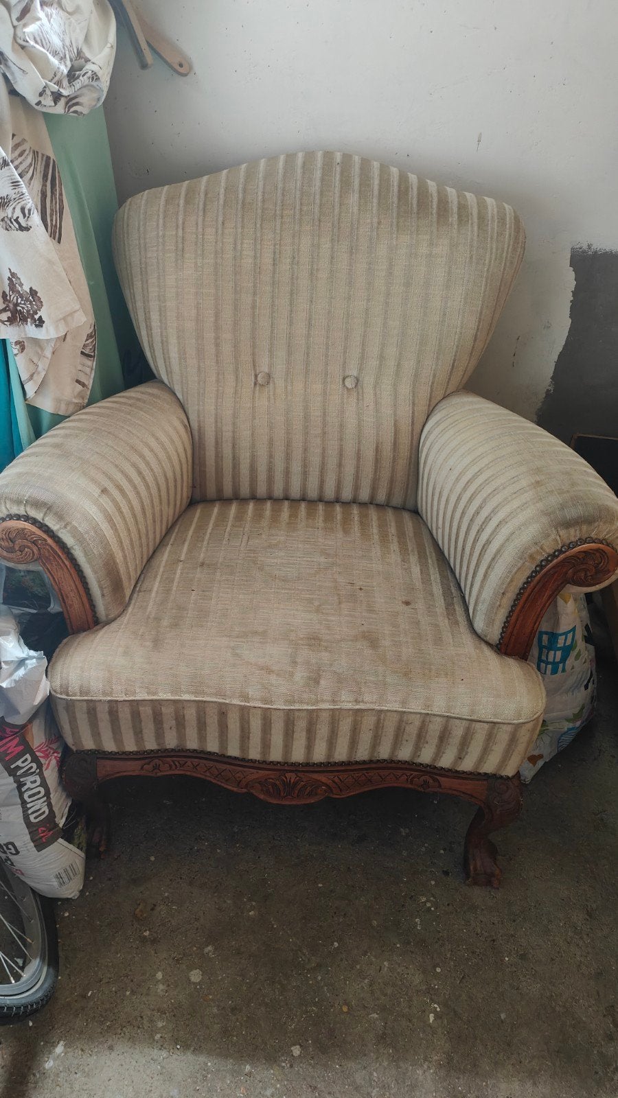 fauteuil, Ophalen, Gebruikt, 50 tot 75 cm