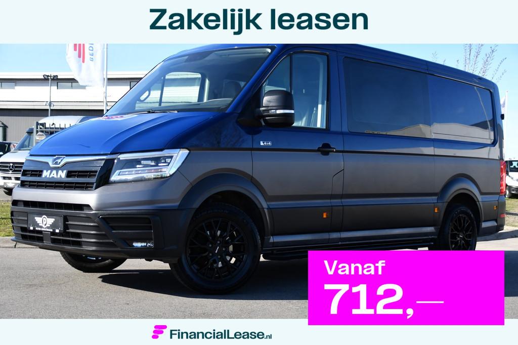 MAN TGE 3.180 35 2.0 L3H2 4x4 DC Cruise, Camera, Carplay, LE, Automaat, Stof, Gebruikt, Euro 6
