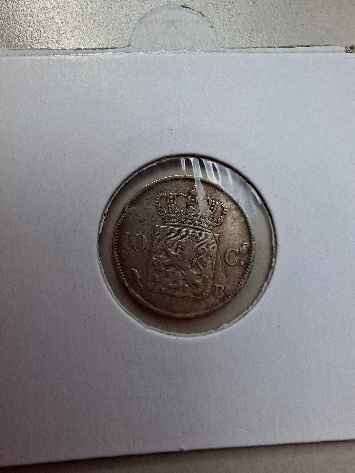 10 cent 1825 b willem 1, Postzegels en Munten, Munten | Nederland, Zilver, Ophalen of Verzenden, 10 cent, Koning Willem I