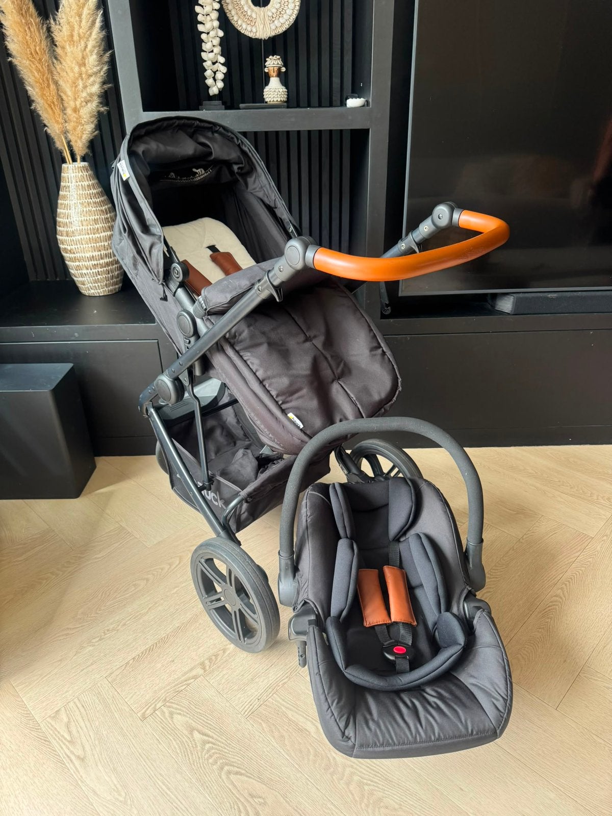 Complete kinderwagen set van Hauck, Kinderen en Baby's, Kinderwagens en Combinaties, Zo goed als nieuw, Overige merken, Ophalen