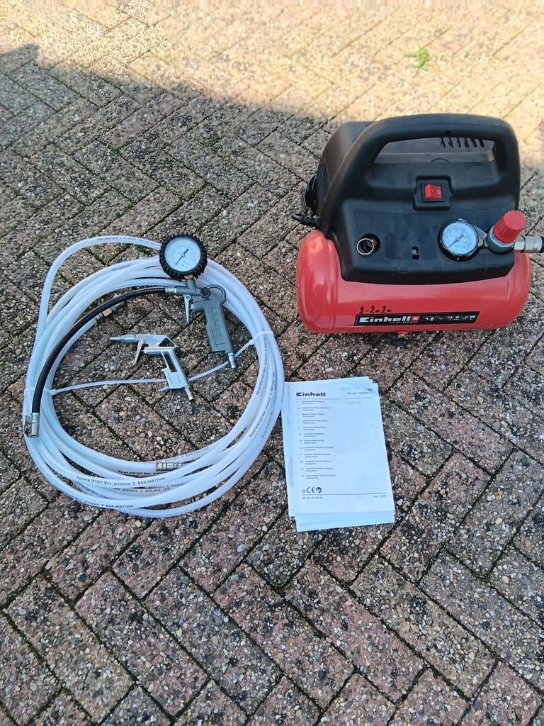 Einhell Compressor TC-AC 190/6/8 OF. Als nieuw!, 6 tot 10 bar, Ophalen of Verzenden, Zo goed als nieuw, Minder dan 200 liter/min