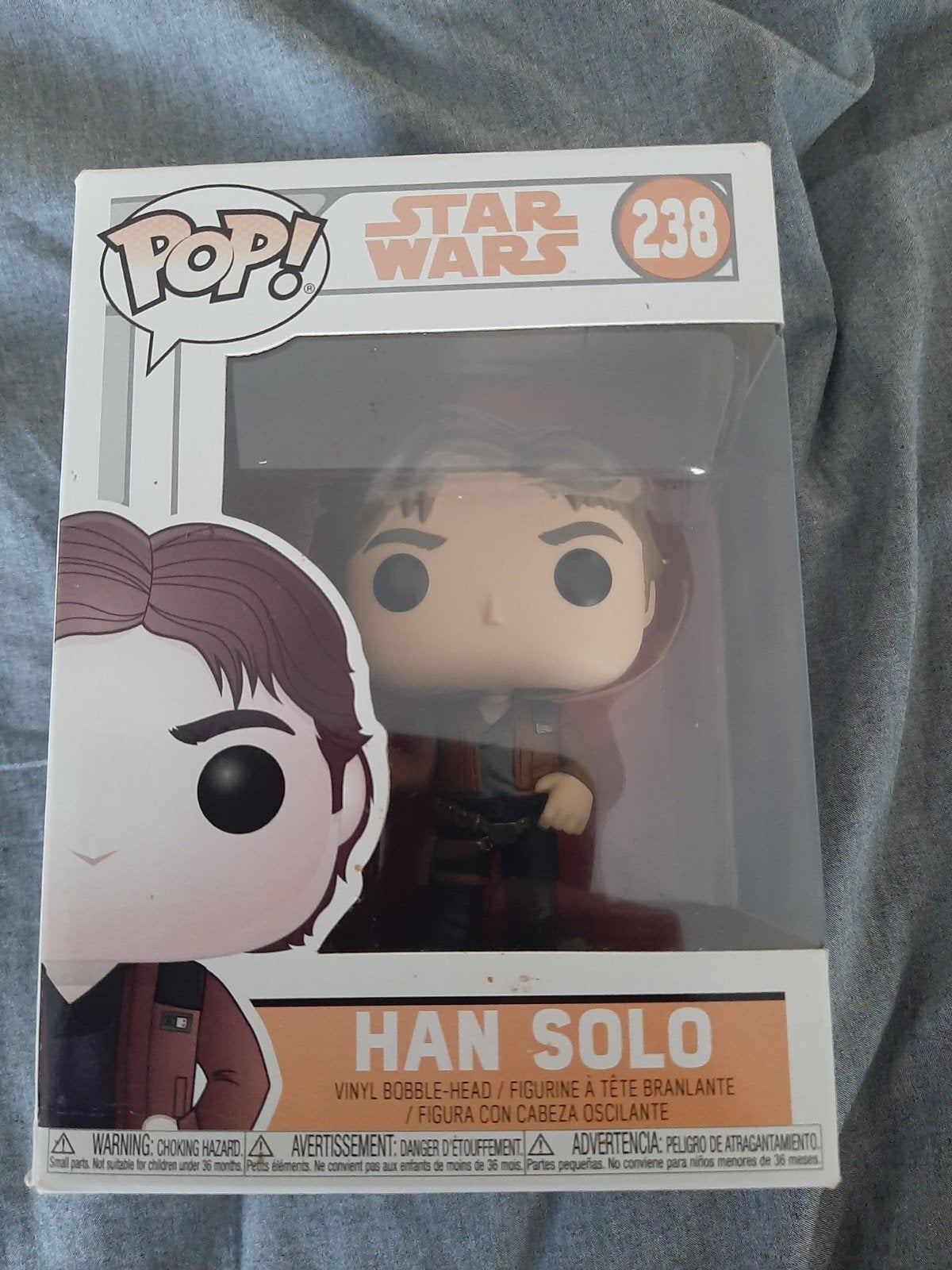 Funko Pop! Star Wars Han Solo #238 Bobble-Head, Ophalen of Verzenden, Gebruikt